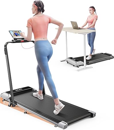 Tapis de Course avec femme qui cours dessus