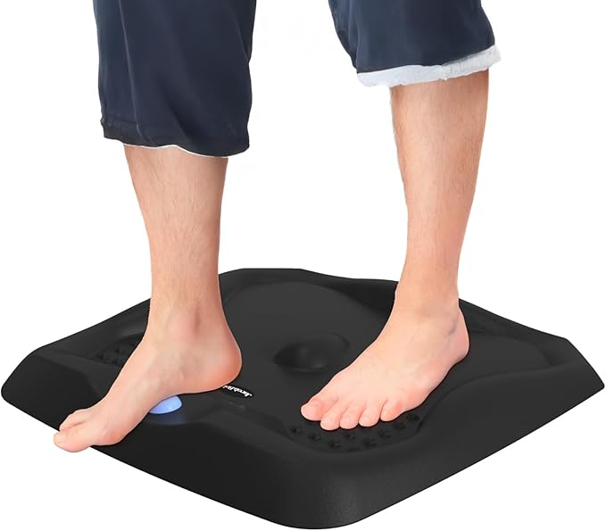 Tapis de bureau avec balle de massage