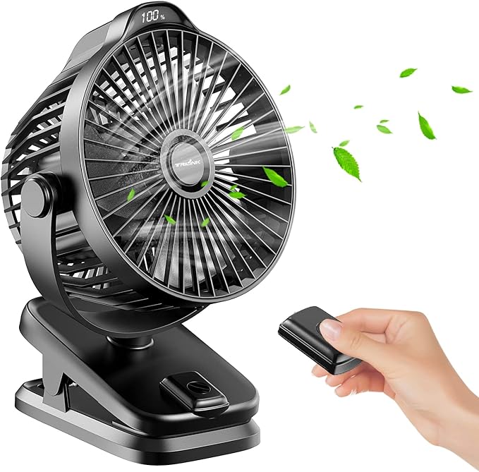 ventilateur pince portable silencieux
