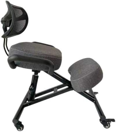 chaise a genoux avec dossier ergonomique