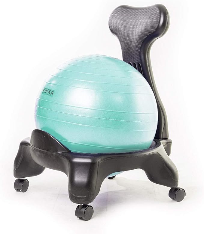 chaise ergonomique avec ballon gonflable