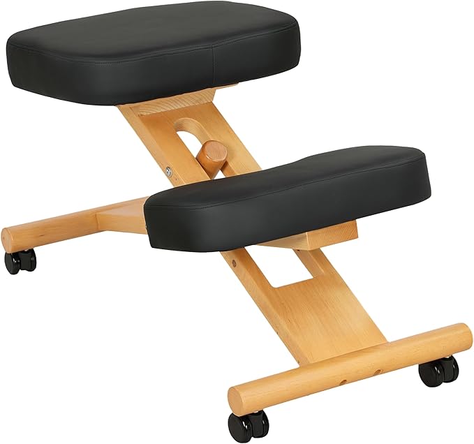 tabouret a genoux ergonomique a hauteur regleable