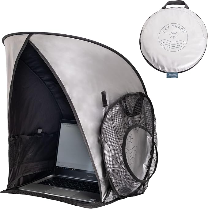 pare soleil pour ordinateur portable fait pour travailler a l exterieur