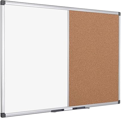 tableau mixte liege et blanc magnetique