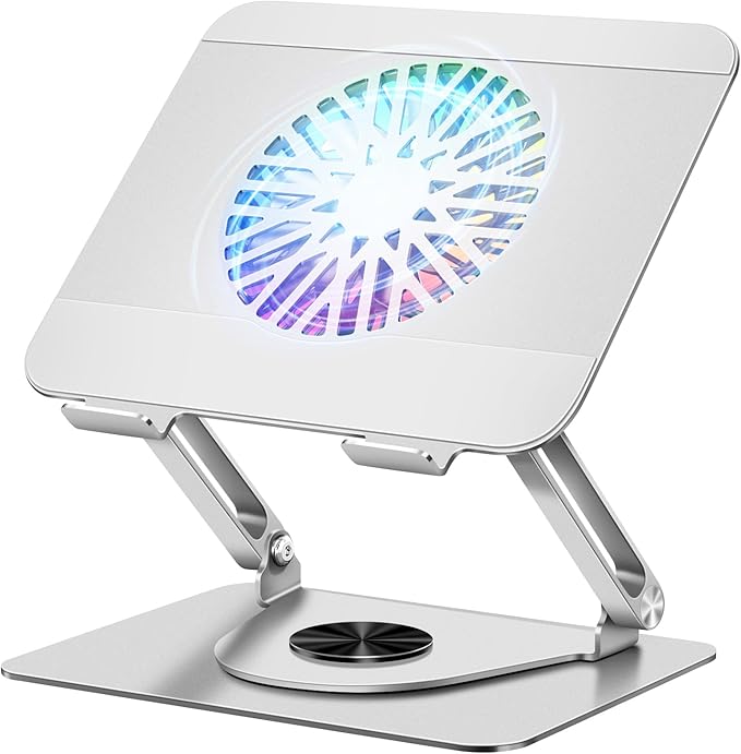 support ordinateur portable avec ventilateur