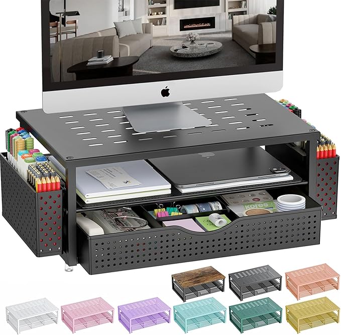 support ordinateur de avec organisateur de bureau